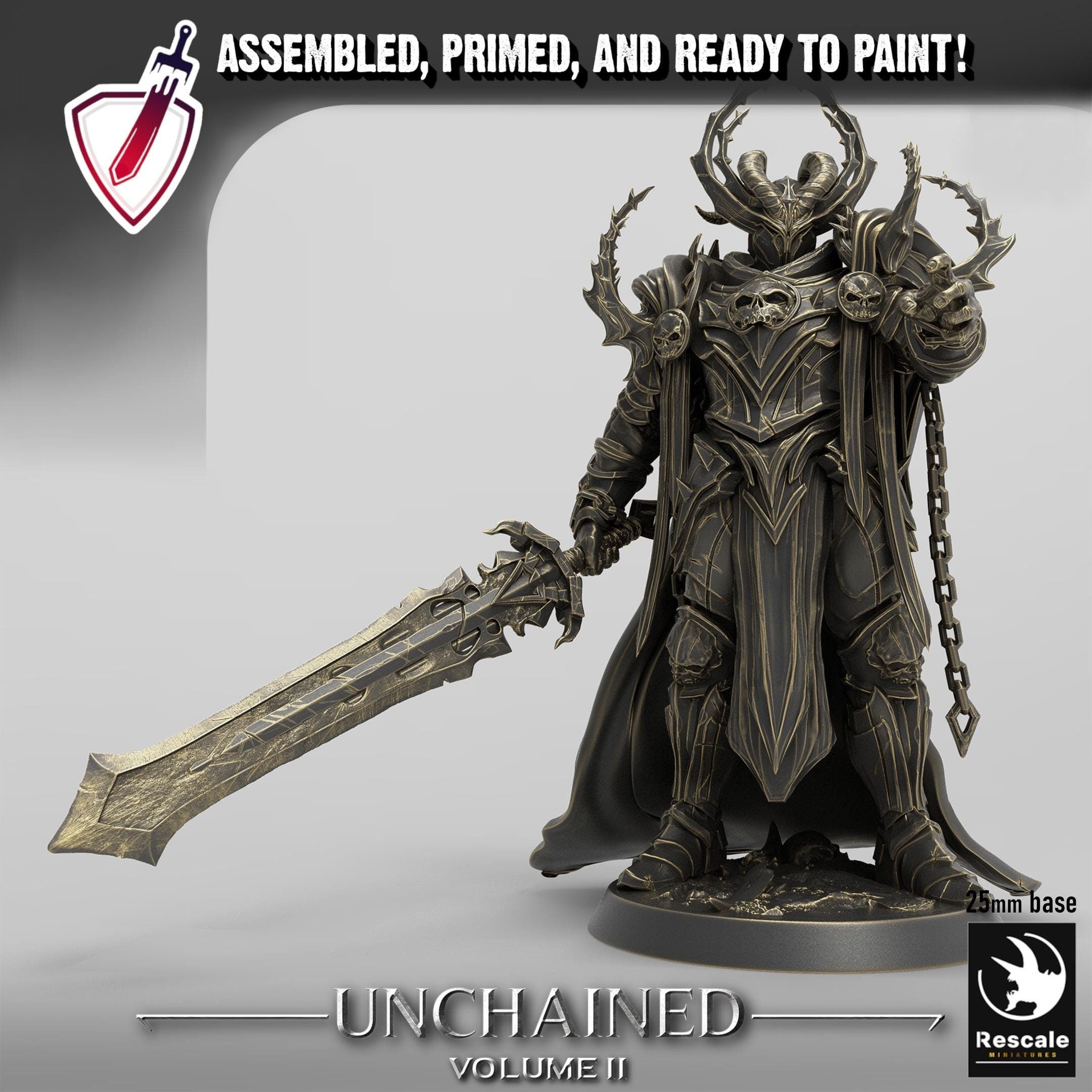 Olaf's Son | By Rescale Miniatures | Resin Mini for Tabletop Wargames, RPGs, and Painting | Assembled and Primed