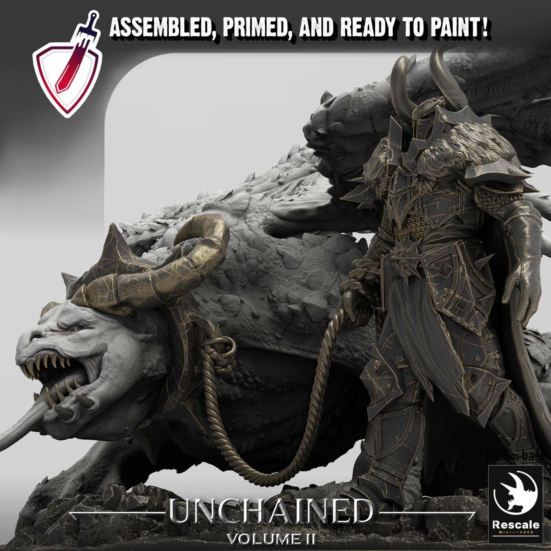 Grogbann on a Walk | By Rescale Miniatures | Resin Mini for Tabletop Wargames, RPGs, and Painting | Assembled and Primed