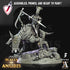 Anubian Wardog Riders | Miniatures by Archvillain Games | Resin Mini For Tabletop Gaming, D&D, Pathfinder, Painting | Assembled and Primed