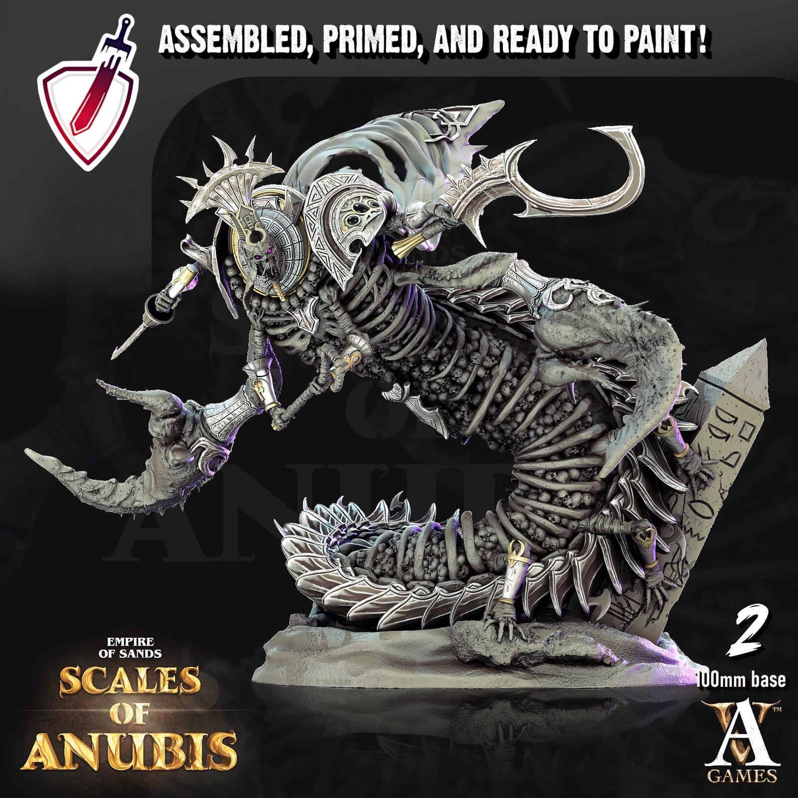 Soul Harvesters | (Massive) Miniatures by Archvillain Games | Resin Mini For Tabletop Gaming, D&D, Pathfinder, Painting | Assembled + Primed