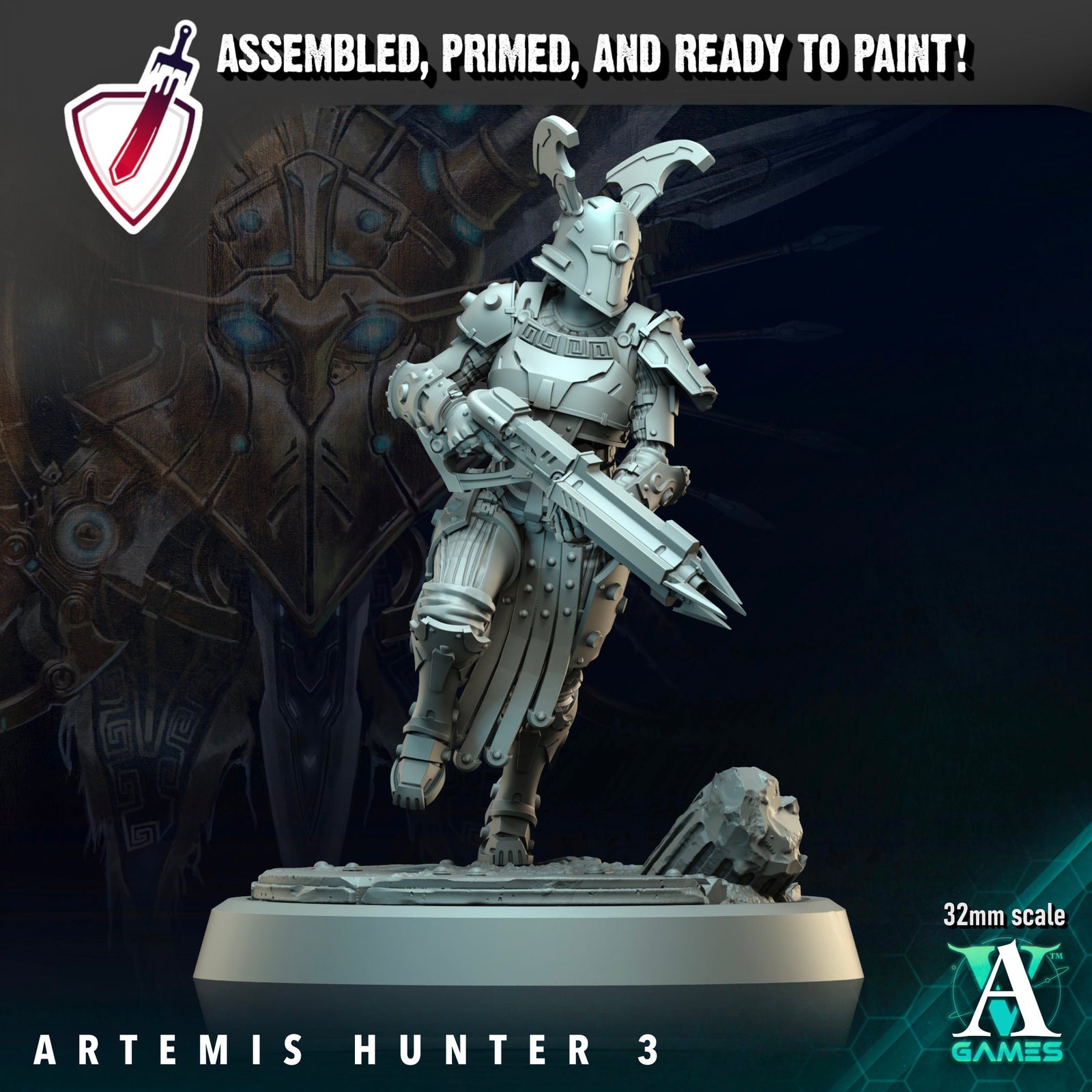 Artemis Hunters| Miniatures By Archvillain Games | For Tabletop Gaming, D&D, Wargaming, And Painting | Assembled And Primed - Brush and Battle
