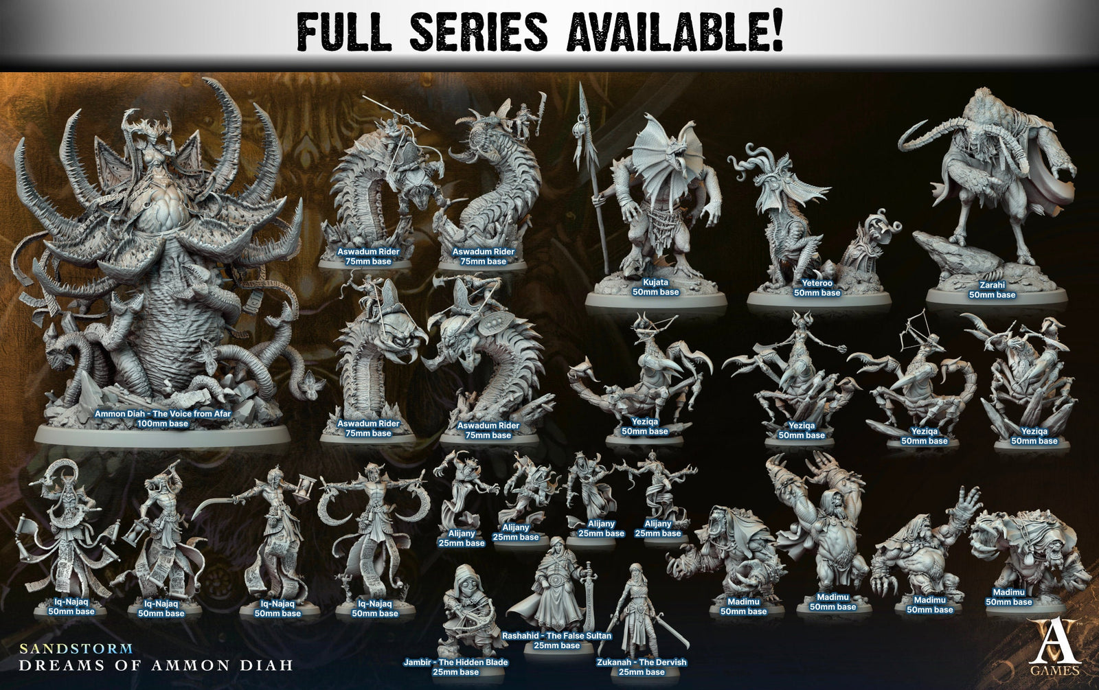 Yeziqa | Miniatures By Archvillain Games | For Tabletop Gaming, D&D, Pathfinder, And Painting | Assembled And Primed - Brush and Battle