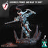 Armari Light Infantry | Miniatures by Archvillain Games | Resin Mini for Tabletop Gaming, D&D, Wargaming, Painting | Assembled and Primed