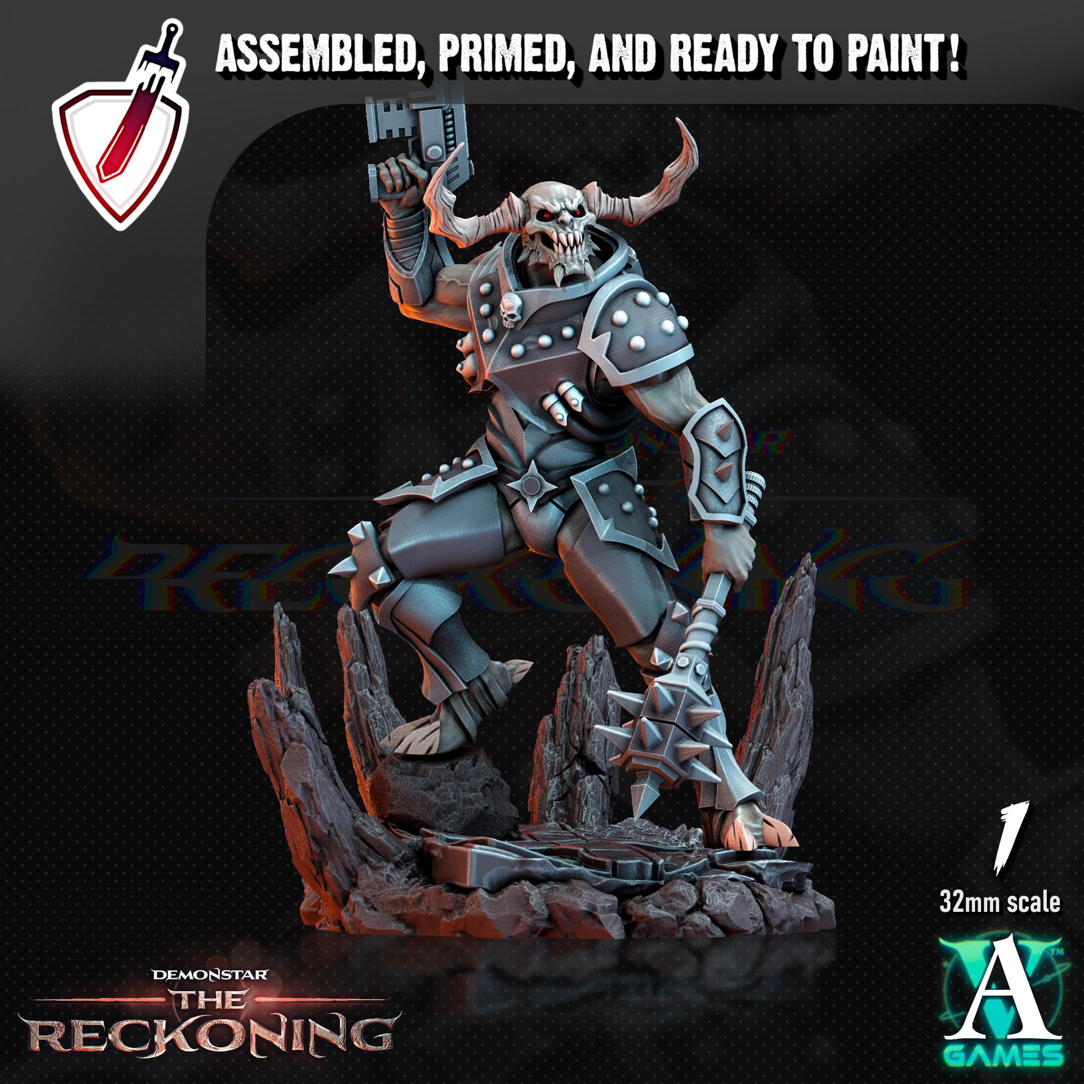 Armari Light Infantry | Miniatures by Archvillain Games | Resin Mini for Tabletop Gaming, D&D, Wargaming, Painting | Assembled and Primed