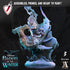 Shakarkha Sharktamers | Miniatures by Archvillain Games | Resin mini for tabletop gaming, D&D, Pathfinder, painting | Assembled and Primed