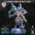 Shakarkha Tidebringers | Miniatures by Archvillain Games | Resin mini for tabletop gaming, D&D, Pathfinder, painting | Assembled and Primed