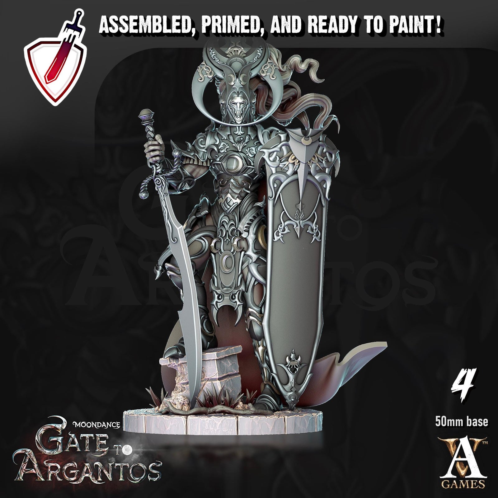 Panselenoi | Archvillain Games | Miniature | RESIN | Tabletop | RPG | Gaming | D&D | Pathfinder | Fully Assembled and Primed