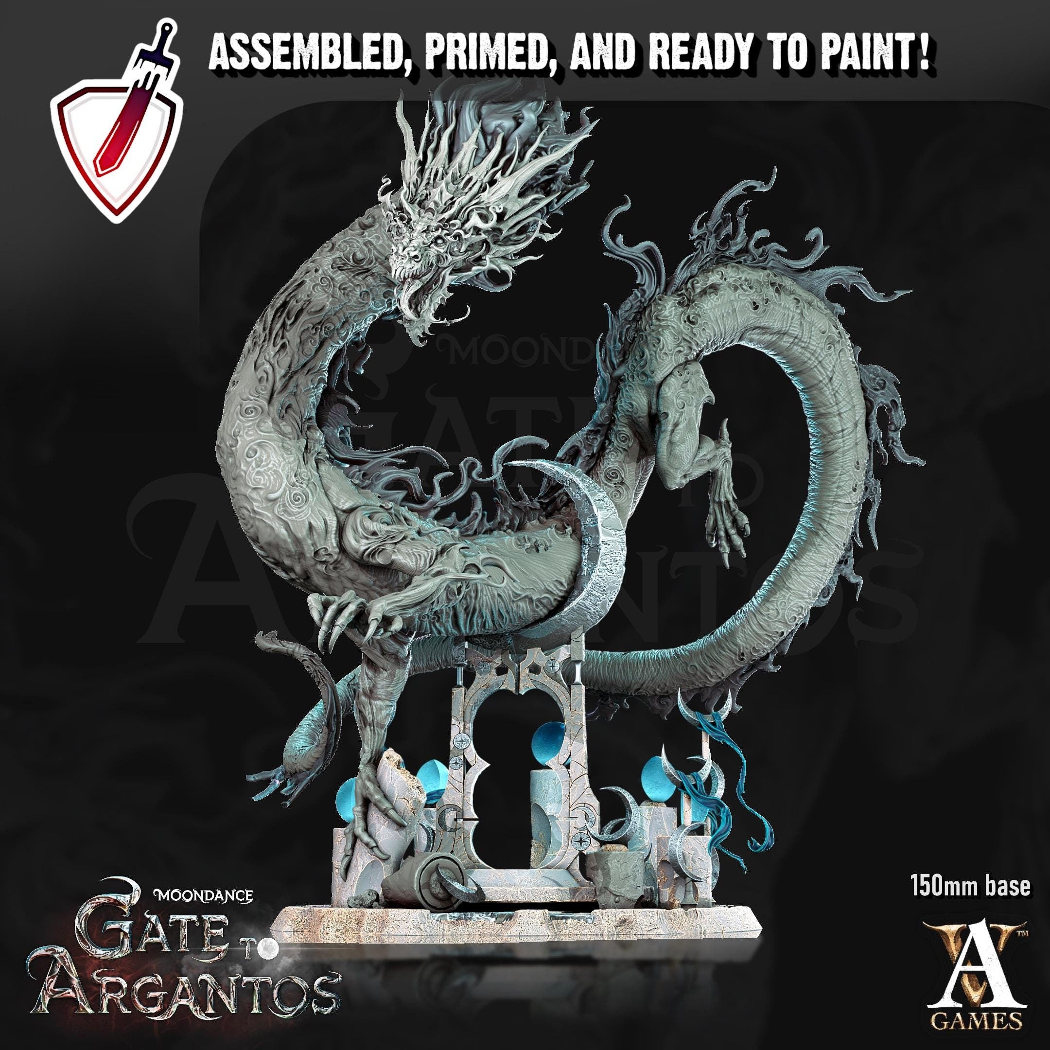 Penumbrus | (Massive) Miniature by Archvillain Games | For Tabletop Gaming, D&D, Pathfinder, Wargames, and Painting | Assembled and Primed