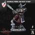 Ire Senshi | Miniatures by Archvillain Games | Resin mini for tabletop gaming, D&D, Pathfinder, and painting | Assembled and Primed