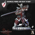 Ire Senshi | Miniatures by Archvillain Games | Resin mini for tabletop gaming, D&D, Pathfinder, and painting | Assembled and Primed