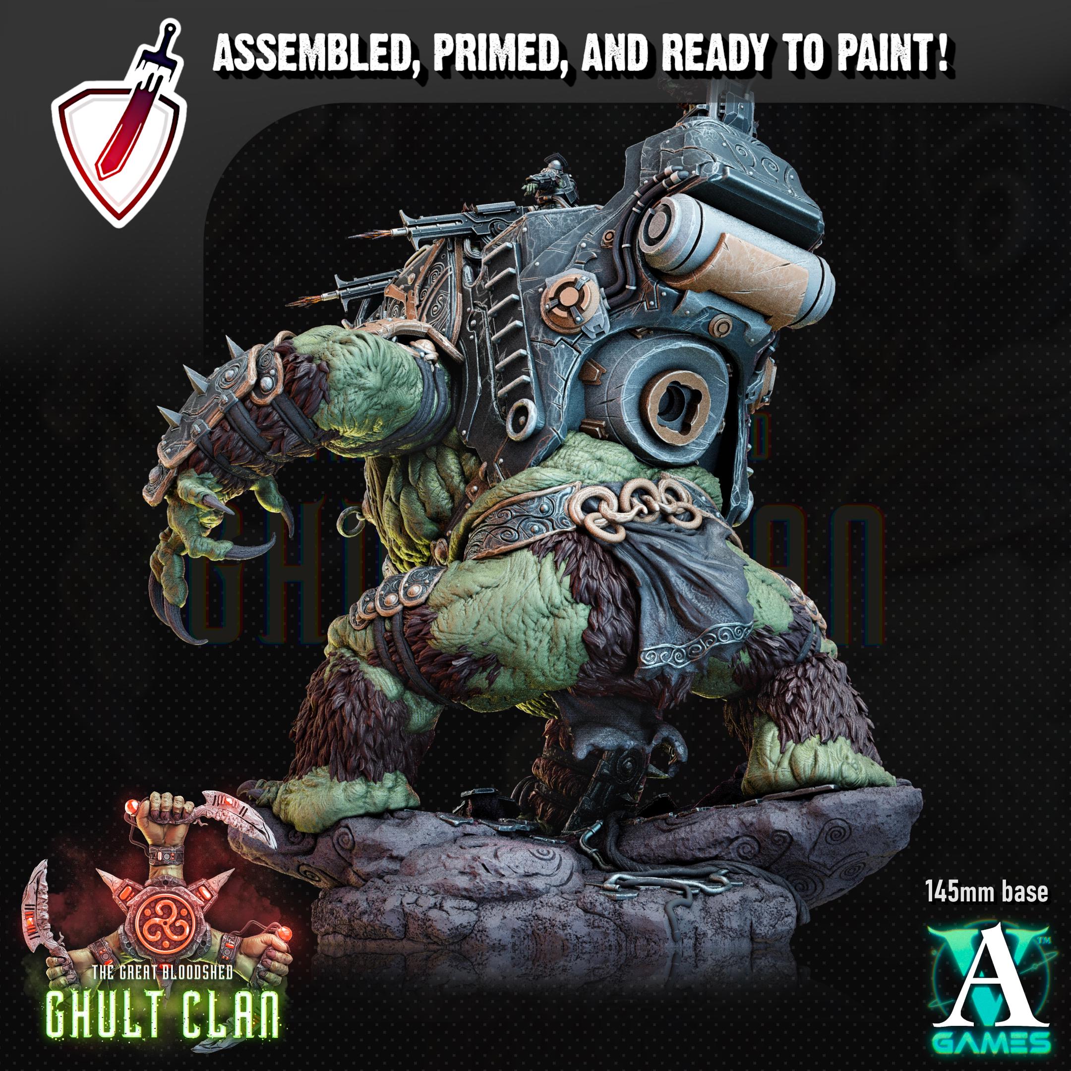 Bodoluk of Ghult Clan | (Massive) Miniature by Archvillain Games | Mini for Tabletop Gaming, D&D, Wargaming, Painting | Assembled and Primed
