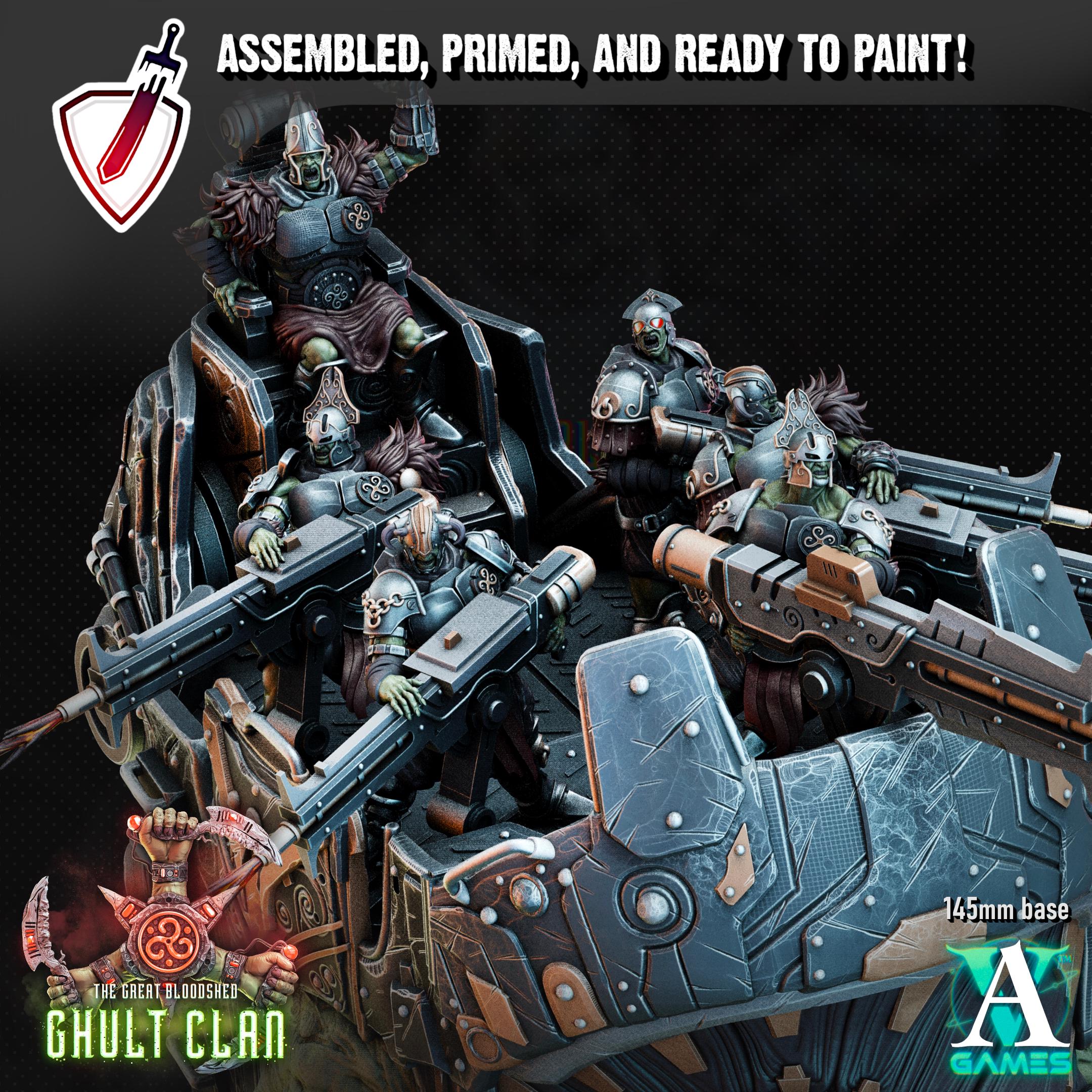 Bodoluk of Ghult Clan | (Massive) Miniature by Archvillain Games | Mini for Tabletop Gaming, D&D, Wargaming, Painting | Assembled and Primed