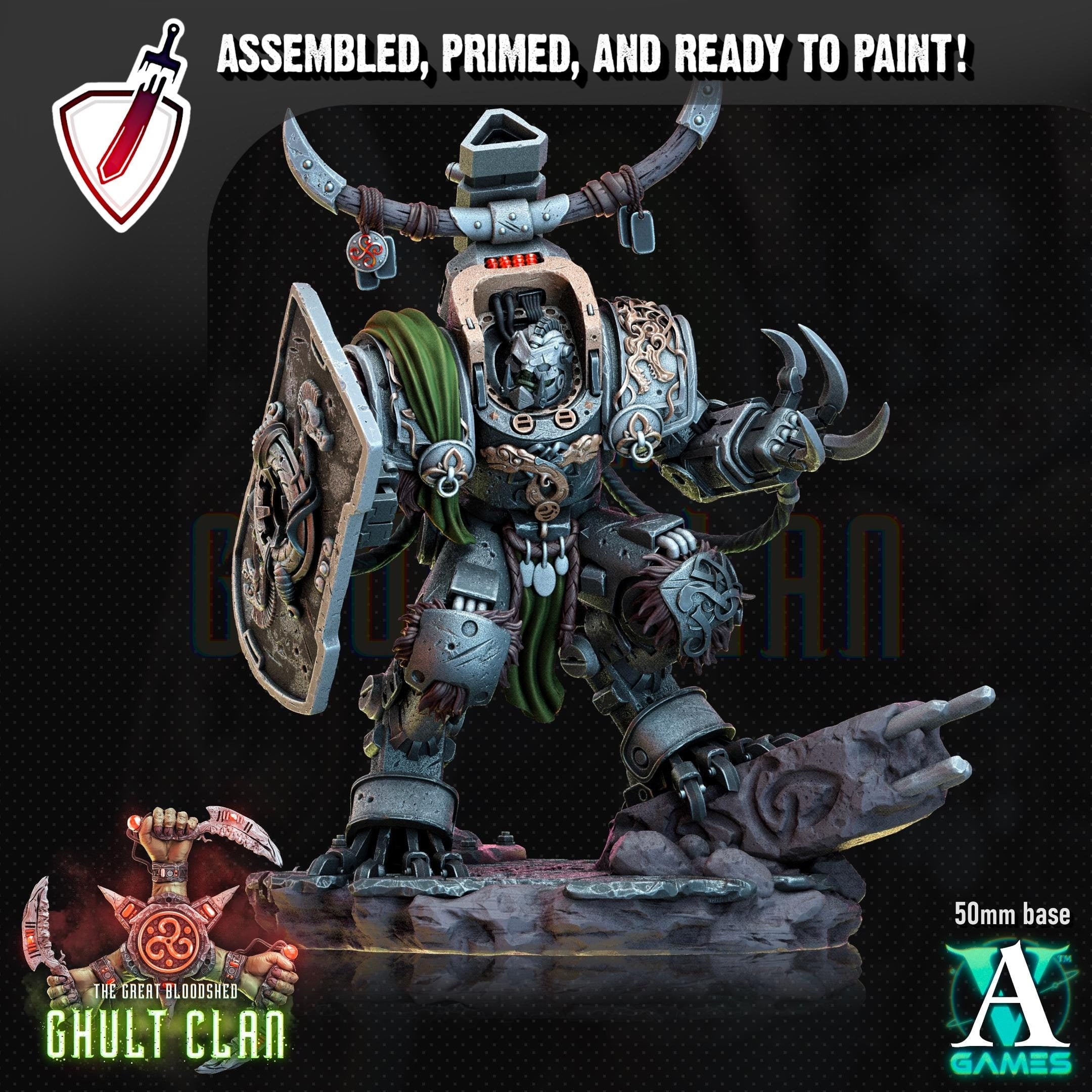 Ghult Sluagh | Miniatures by Archvillain Games | Resin Mini for Tabletop Gaming, D&D, Wargaming, Painting | Assembled and Primed