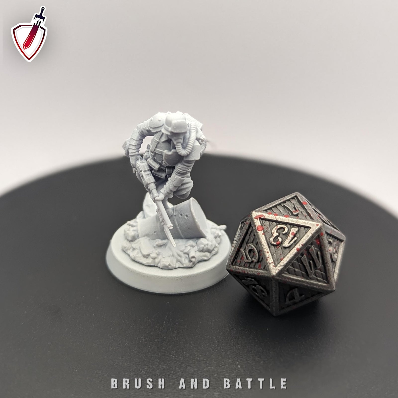 Morior Shocktroopers | Miniatures by Archvillain Games | Resin Mini for Tabletop Gaming, D&D, Wargaming, Painting | Assembled and Primed