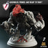 Elemental Golems | Miniatures by DM Stash | Resin Mini For Tabletop Gaming, D&D, Pathfinder, and Painting | Assembled and Primed