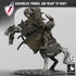 Unchained Mounted Horses | By Rescale Miniatures | Resin Mini for Tabletop Wargames, RPGs, and Painting | Assembled and Primed