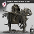 Unchained Mounted Horses | By Rescale Miniatures | Resin Mini for Tabletop Wargames, RPGs, and Painting | Assembled and Primed