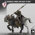 Unchained Mounted Horses | By Rescale Miniatures | Resin Mini for Tabletop Wargames, RPGs, and Painting | Assembled and Primed