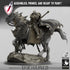 Unchained Mounted Horses | By Rescale Miniatures | Resin Mini for Tabletop Wargames, RPGs, and Painting | Assembled and Primed