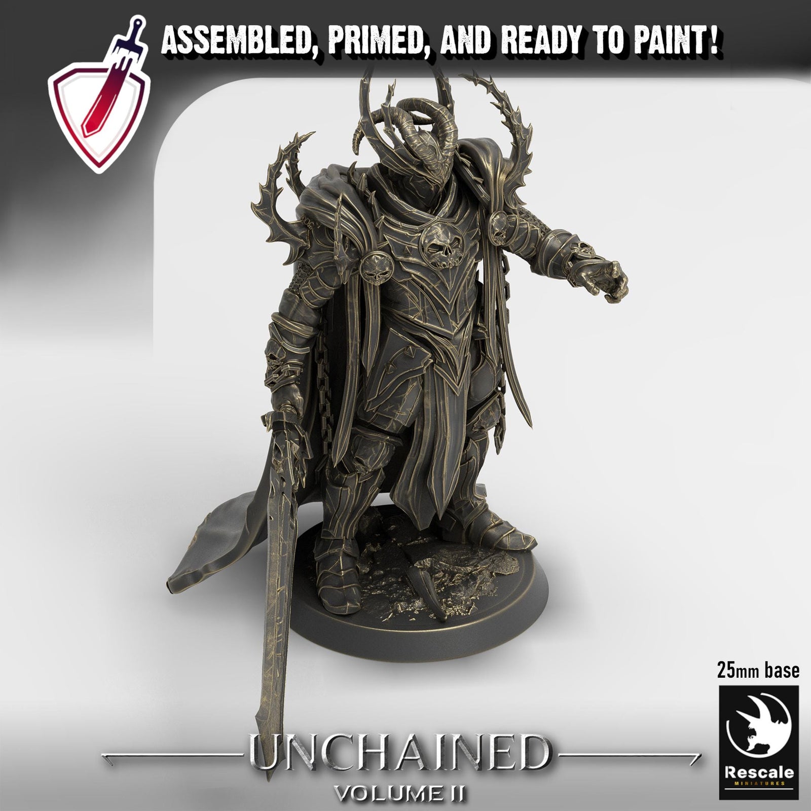 Olaf's Son | By Rescale Miniatures | Resin Mini for Tabletop Wargames, RPGs, and Painting | Assembled and Primed