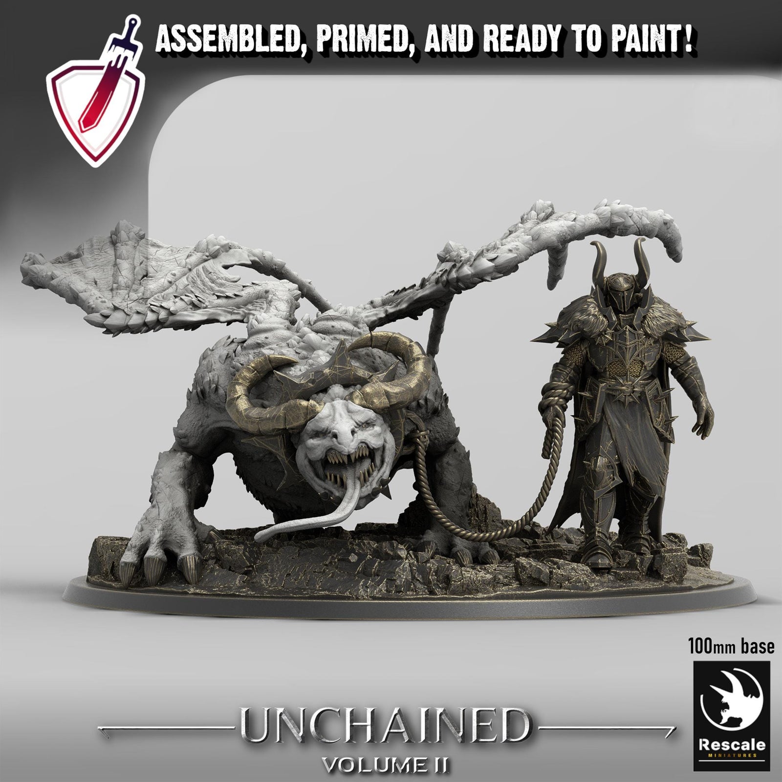 Grogbann on a Walk | By Rescale Miniatures | Resin Mini for Tabletop Wargames, RPGs, and Painting | Assembled and Primed