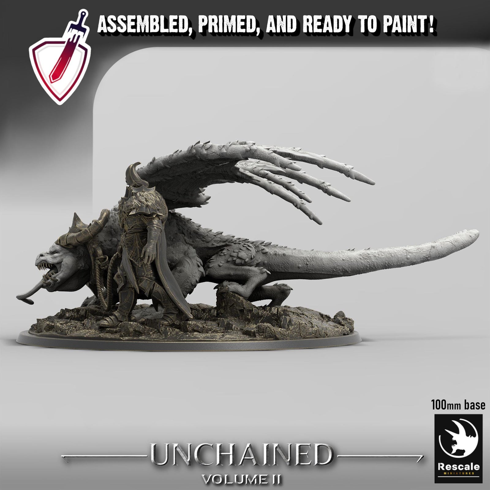 Grogbann on a Walk | By Rescale Miniatures | Resin Mini for Tabletop Wargames, RPGs, and Painting | Assembled and Primed