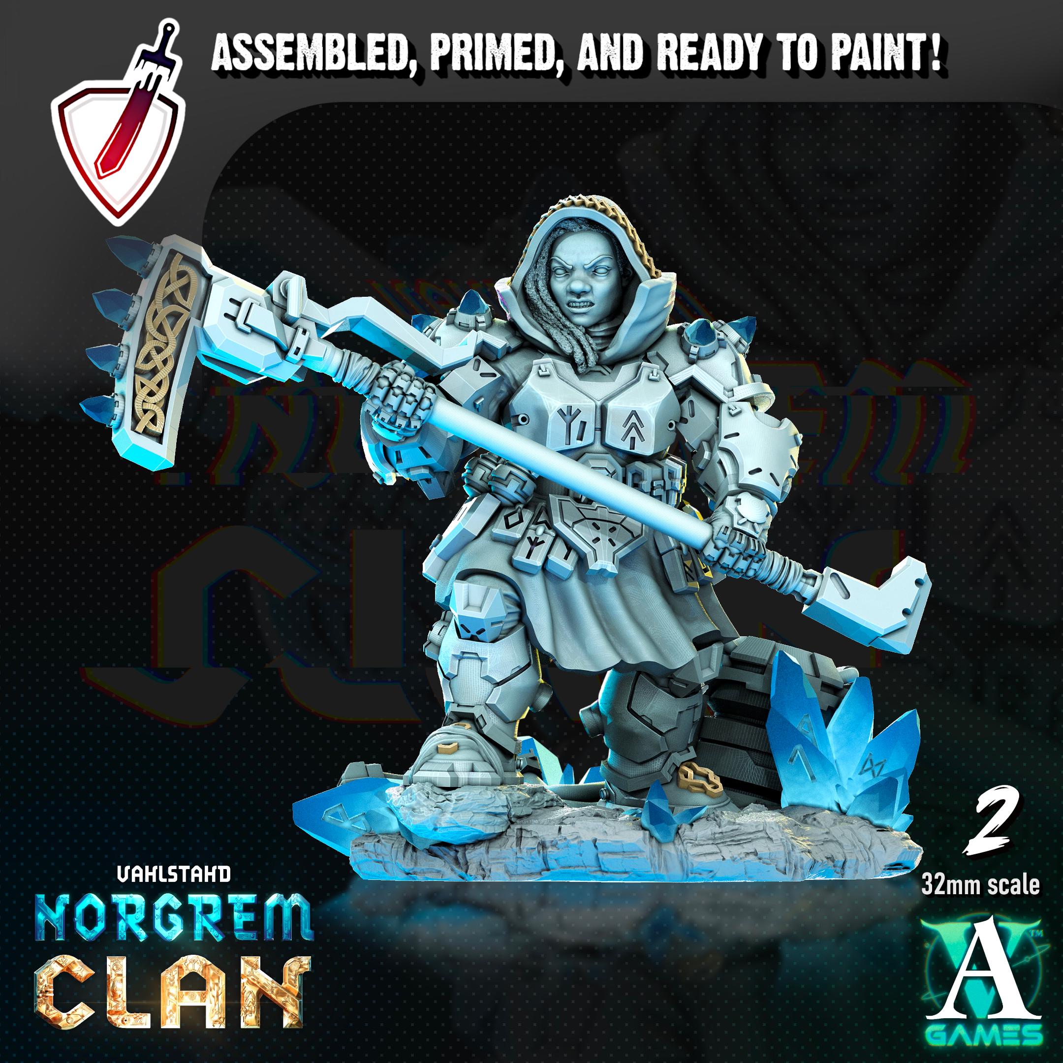Norgrem Gemsourcers | Miniatures by Archvillain Games | Resin Mini for Tabletop Gaming, D&D, Wargaming, Painting | Assembled and Primed