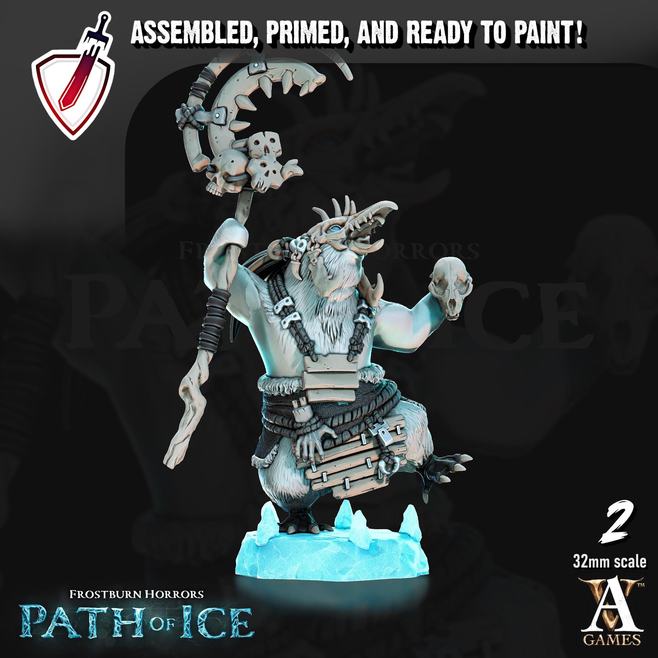 Pingvi Scouts | Miniature by Archvillain Games | Resin mini for tabletop gaming, D&D, Pathfinder, painting | Fully Assembled and Primed