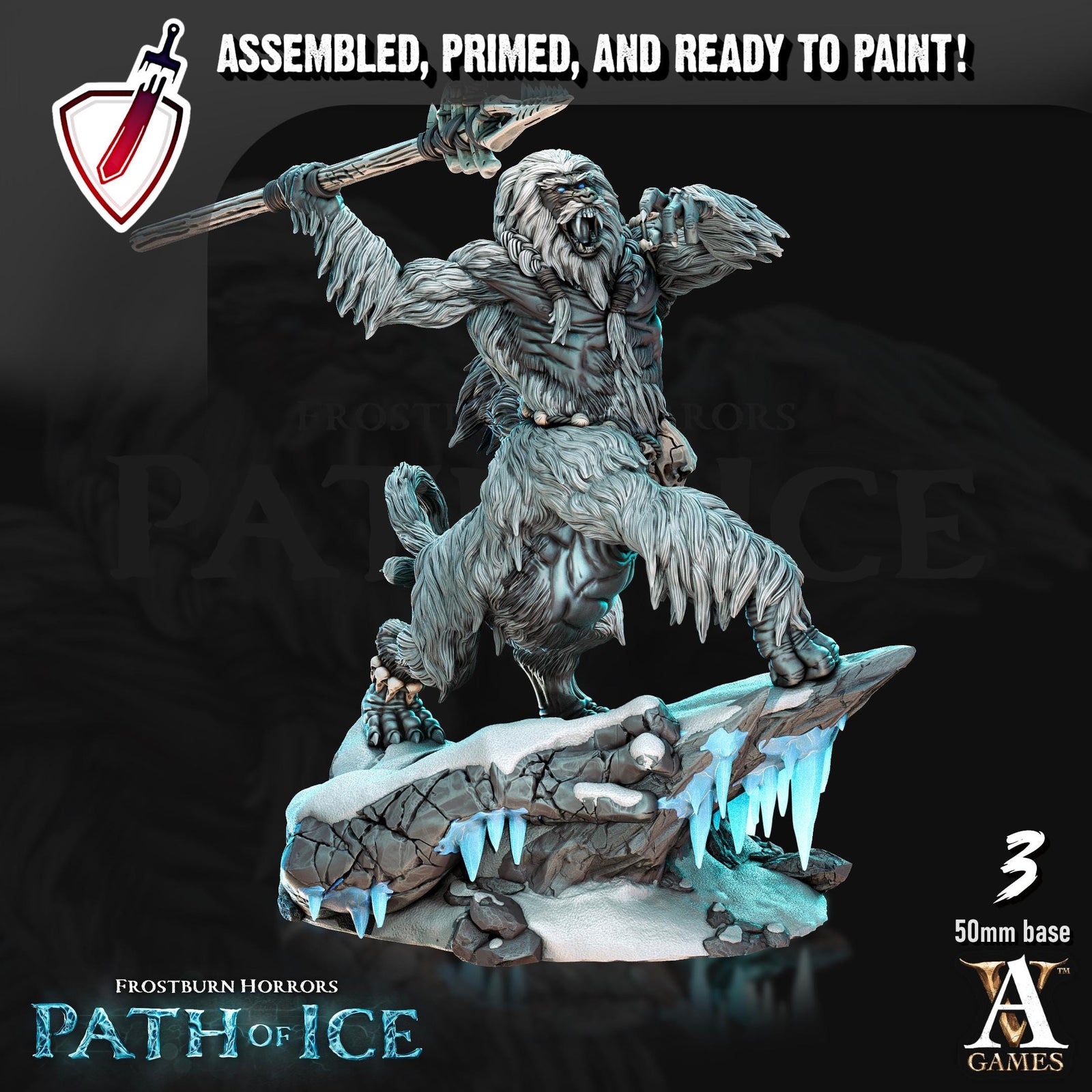 Apalumi | Miniature by Archvillain Games | Resin mini for tabletop gaming, D&D, Pathfinder, painting | Fully Assembled and Primed