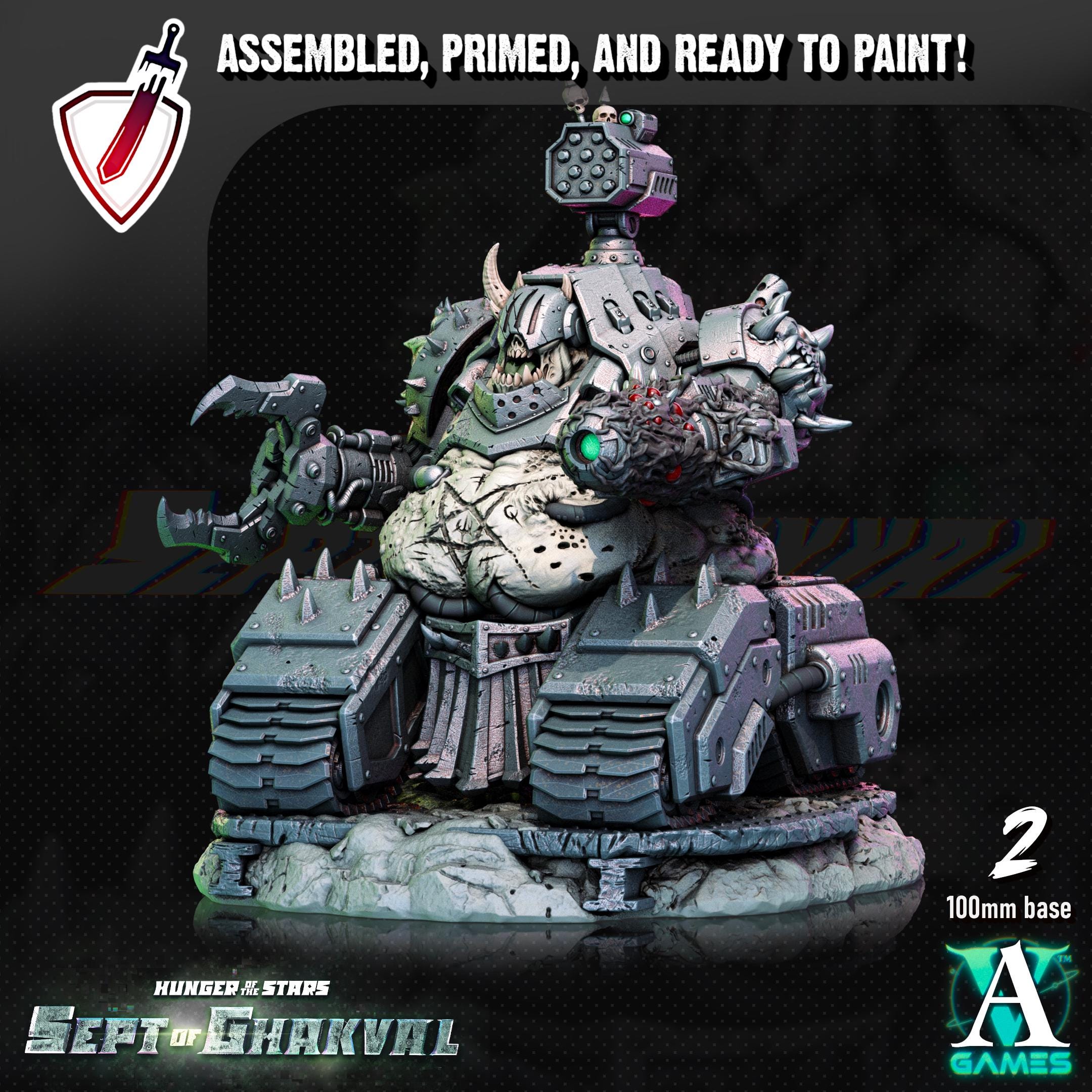 Ghakval Artillery | (Large) Miniatures by Archvillain Games | Resin Mini for Tabletop Wargames, RPGs, and Painting | Assembled and Primed