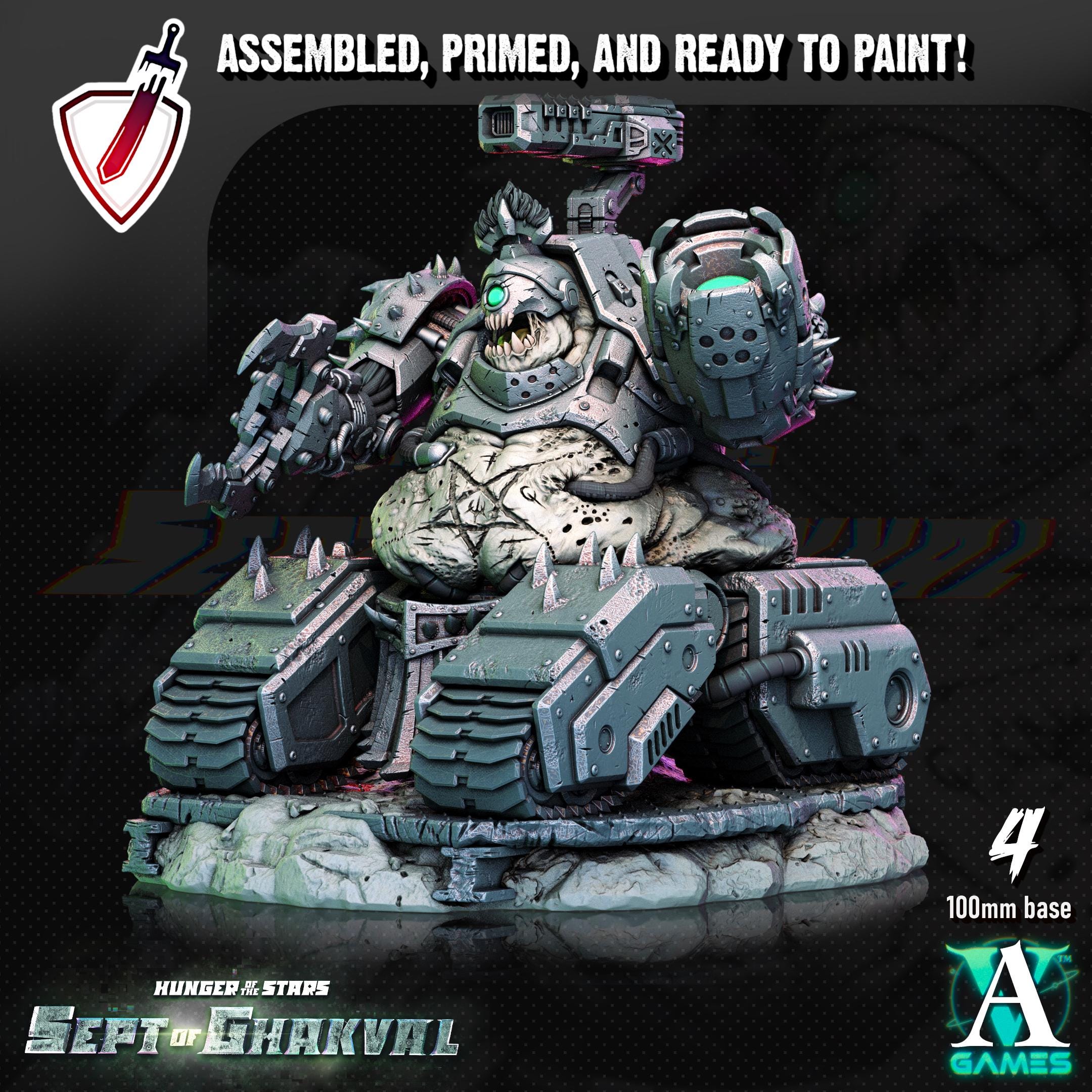 Ghakval Artillery | (Large) Miniatures by Archvillain Games | Resin Mini for Tabletop Wargames, RPGs, and Painting | Assembled and Primed