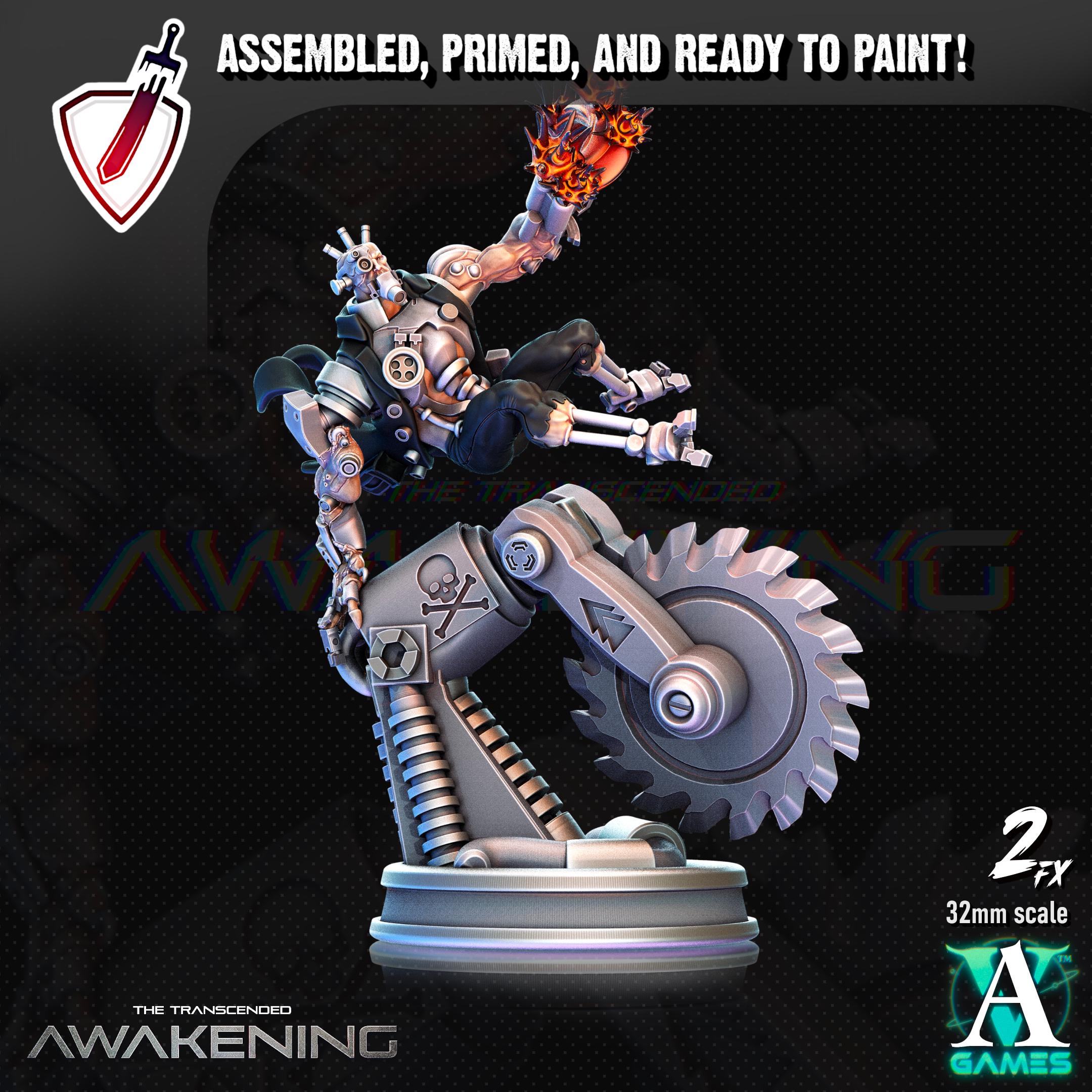 Transcended Lablumps | Miniatures by Archvillain Games | Resin Mini for Tabletop Gaming, D&D, Wargaming, Painting | Assembled and Primed