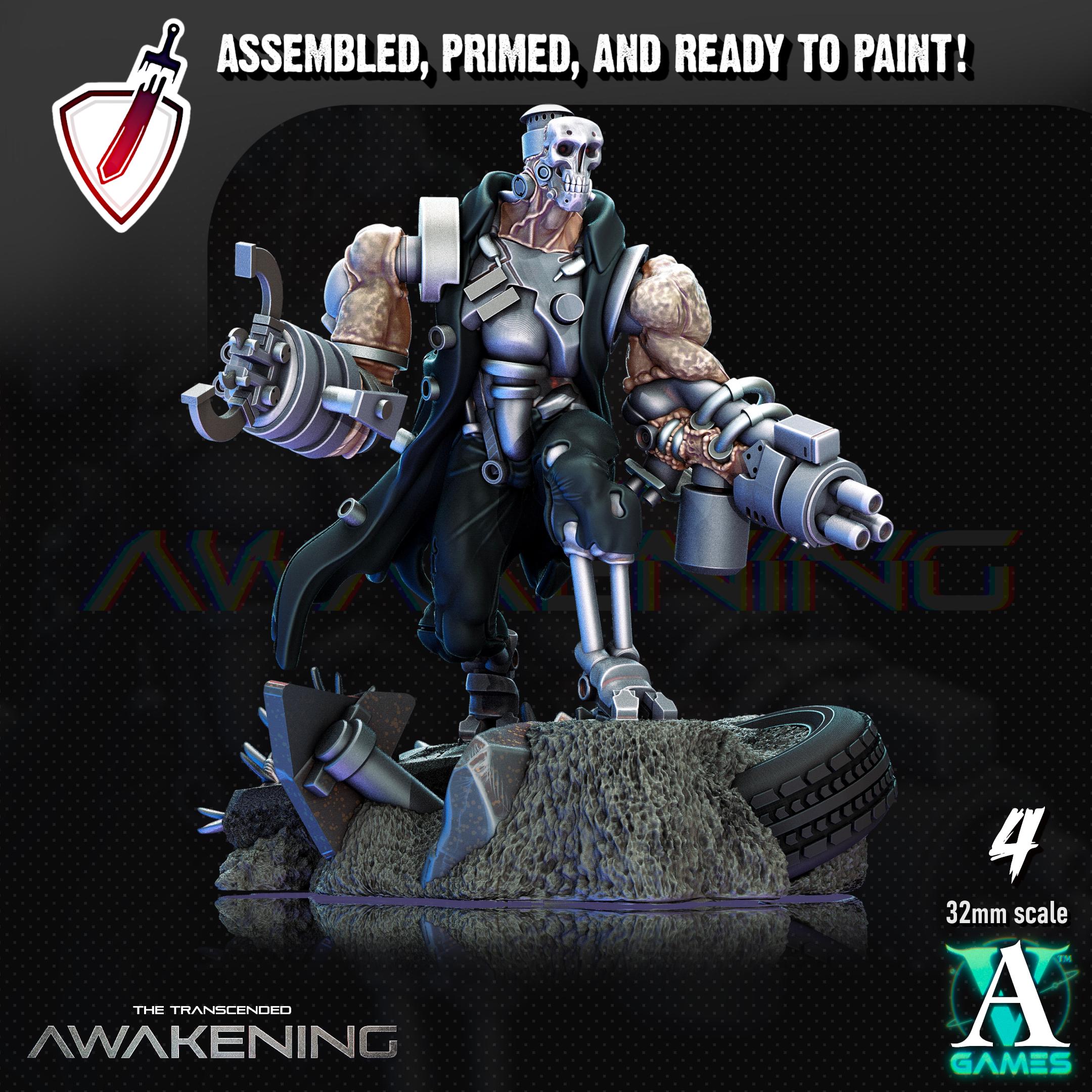 Transcended Lablumps | Miniatures by Archvillain Games | Resin Mini for Tabletop Gaming, D&D, Wargaming, Painting | Assembled and Primed