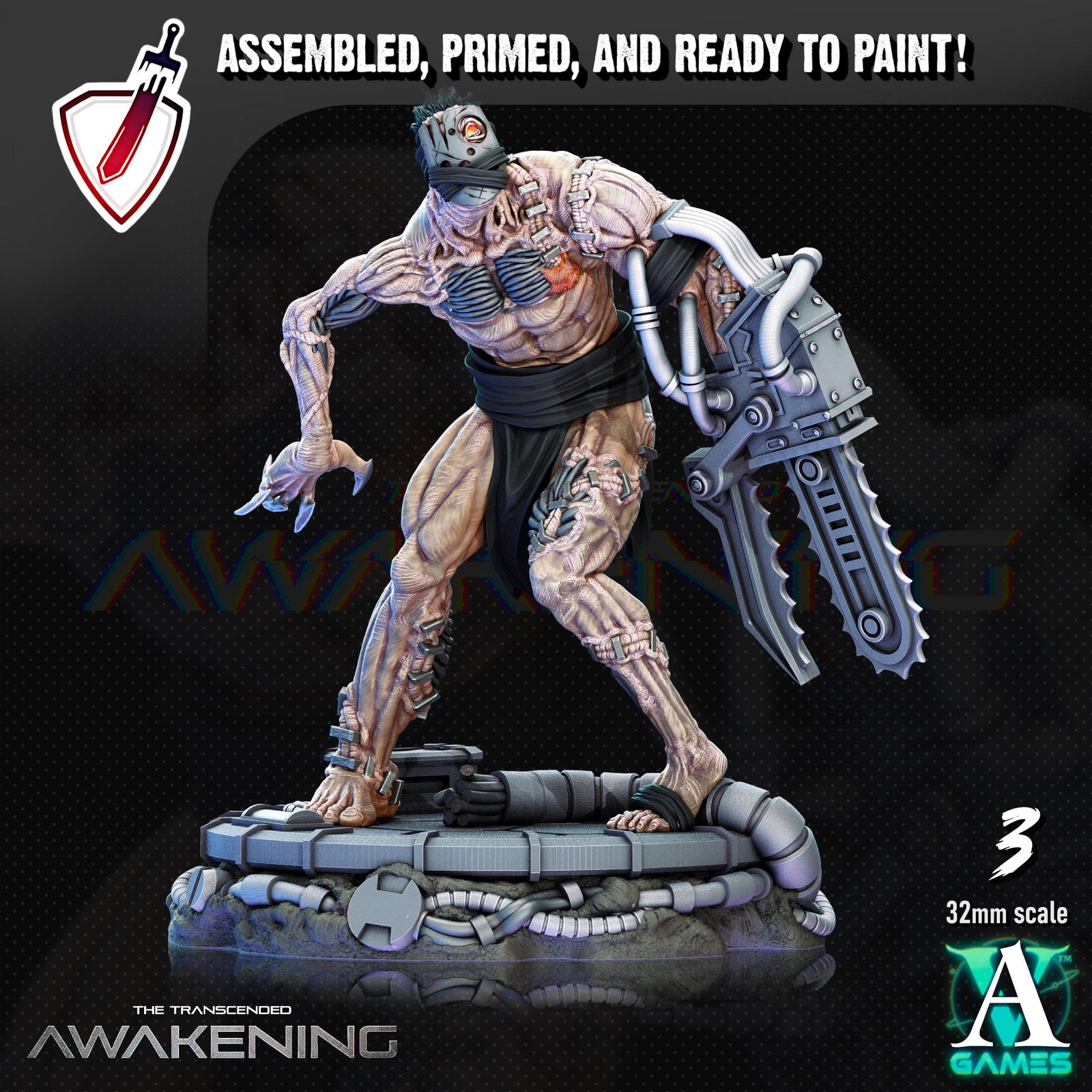 Transcended Leftovers | Miniatures by Archvillain Games | Resin Mini for Tabletop Gaming, D&D, Wargaming, Painting | Assembled and Primed