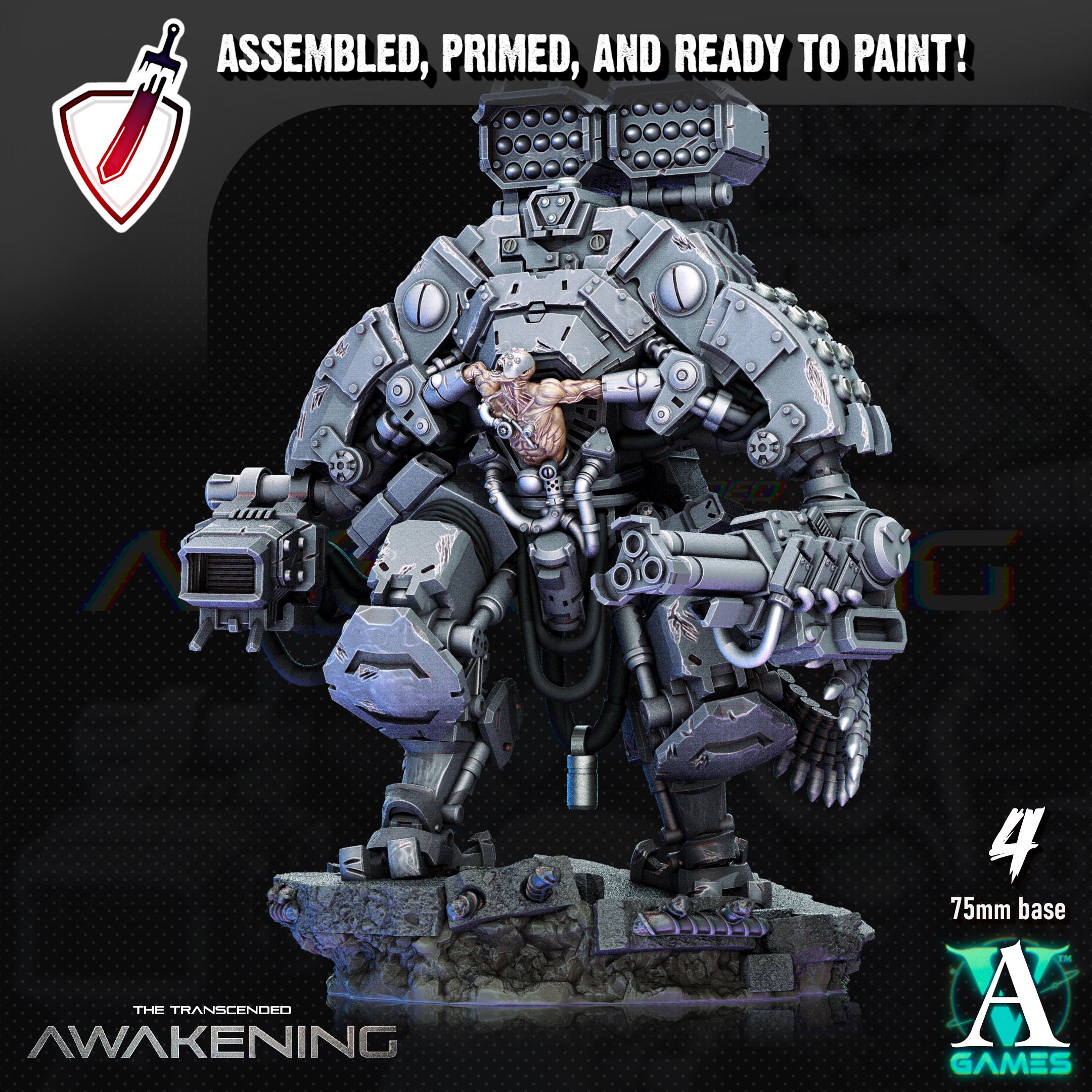 Transcended Vestators | Miniatures by Archvillain Games | Resin Mini for Tabletop Gaming, D&D, Wargaming, Painting | Assembled and Primed