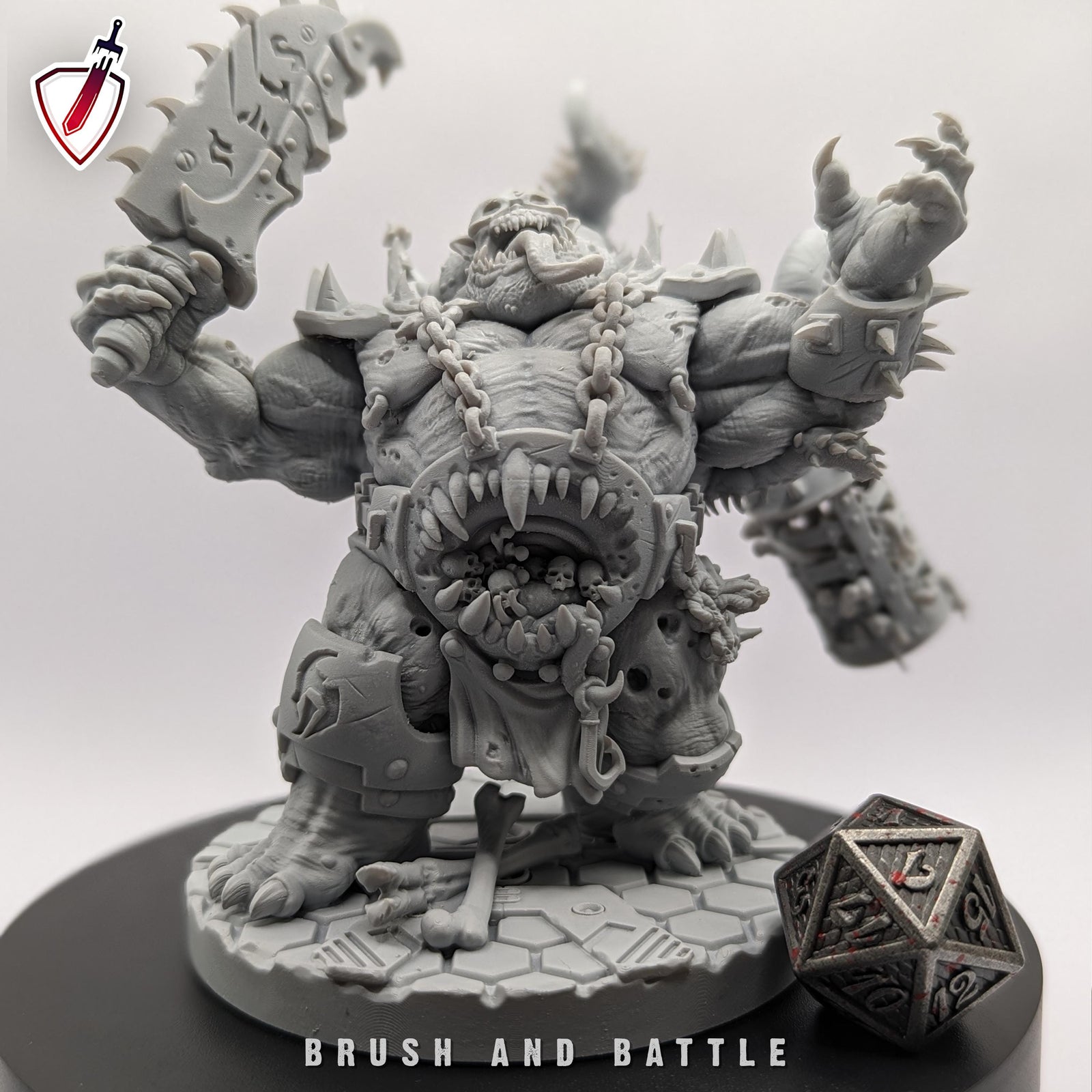 Ghakval Jailers | (Large) Miniatures by Archvillain Games | Resin Mini for Tabletop Gaming, D&D, Wargaming, Painting | Assembled and Primed