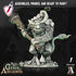 Genirheart Trolls | Miniatures by Archvillain Games | Resin mini for tabletop gaming, D&D, Pathfinder, painting | Assembled and Primed