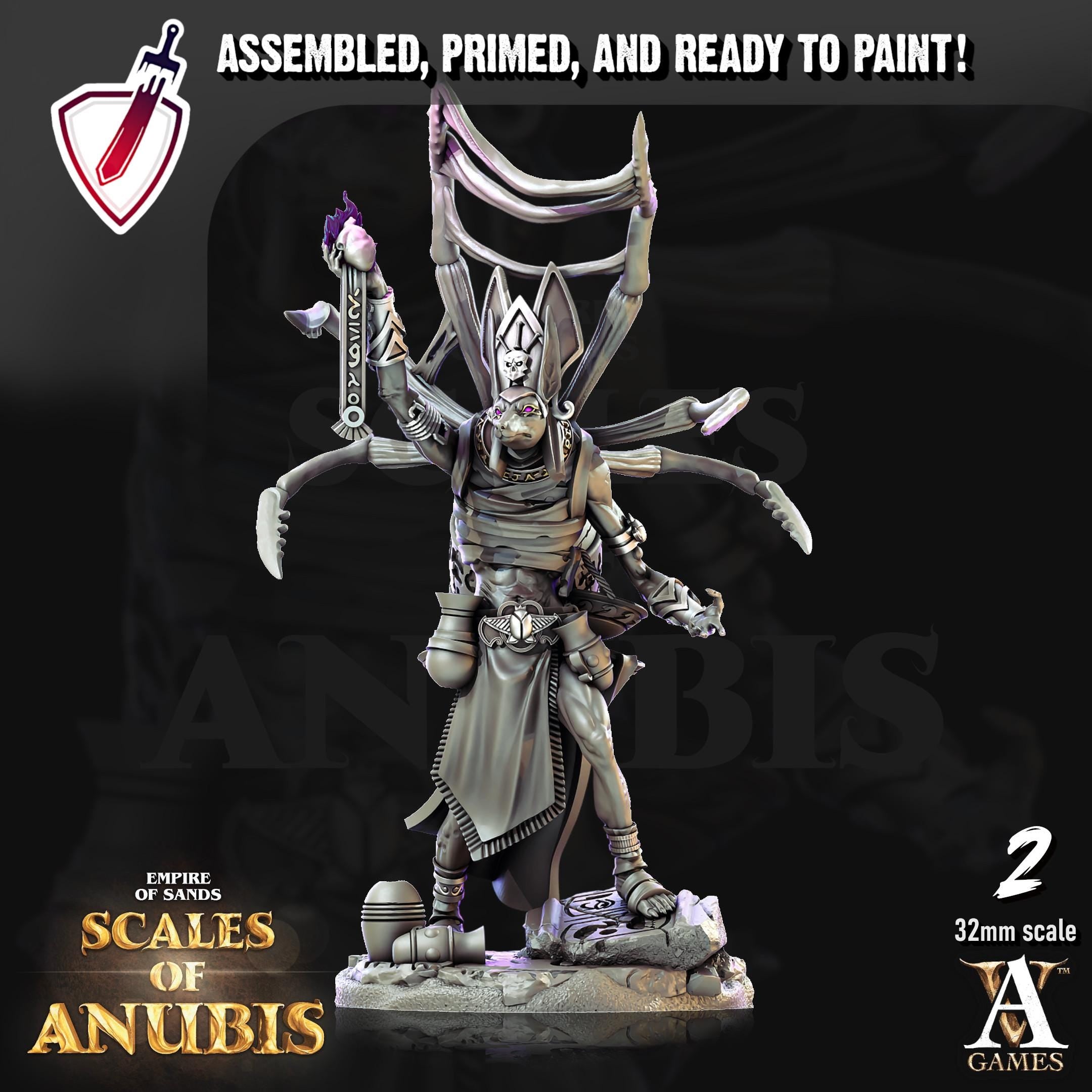 Soulmongers | Miniatures by Archvillain Games | Resin mini for tabletop gaming, D&D, Pathfinder, and painting | Assembled and Primed