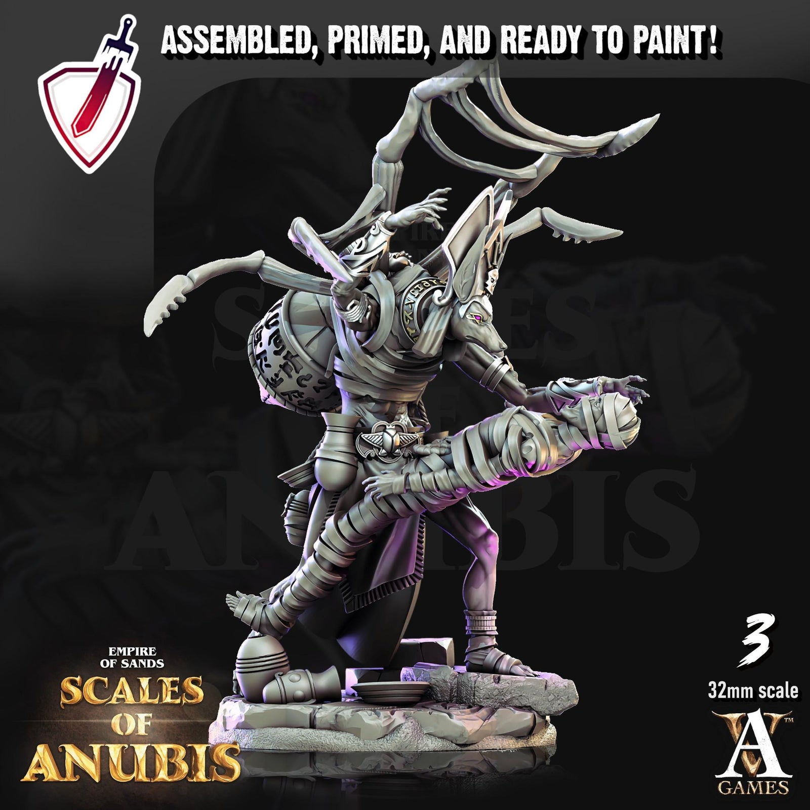 Soulmongers | Miniatures by Archvillain Games | Resin mini for tabletop gaming, D&D, Pathfinder, and painting | Assembled and Primed