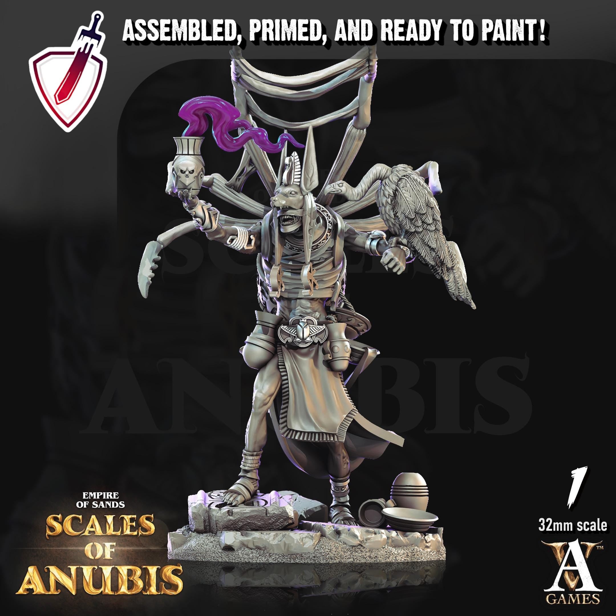 Soulmongers | Miniatures by Archvillain Games | Resin mini for tabletop gaming, D&D, Pathfinder, and painting | Assembled and Primed