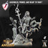 Anubian Priests | Miniatures by Archvillain Games | Resin mini for tabletop gaming, D&D, Pathfinder, and painting | Assembled and Primed