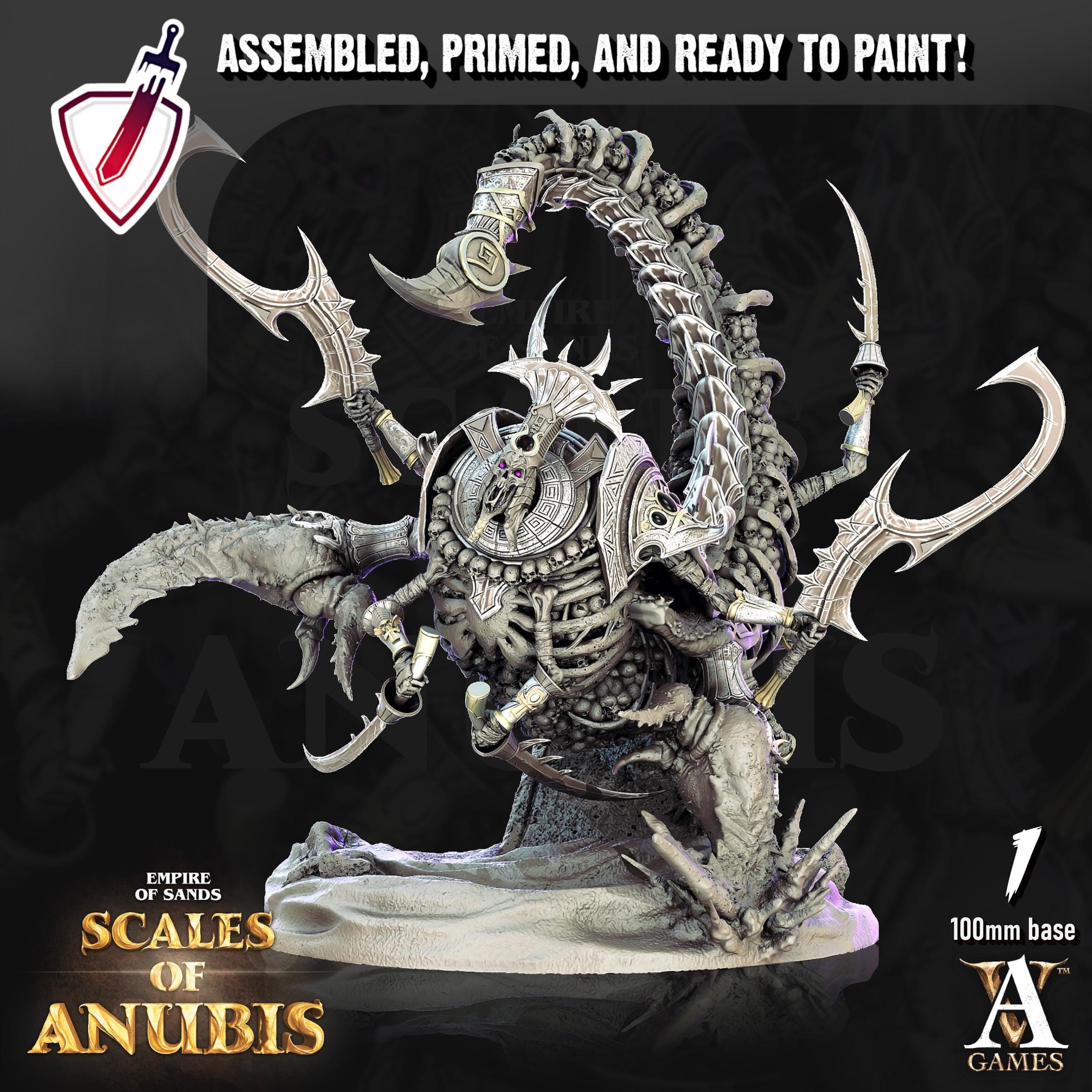 Soul Harvesters | (Massive) Miniatures by Archvillain Games | Resin Mini For Tabletop Gaming, D&D, Pathfinder, Painting | Assembled + Primed