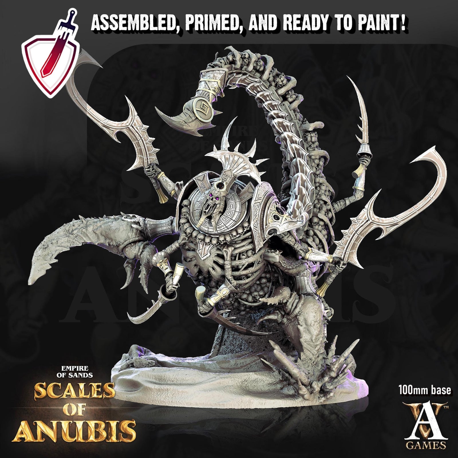 Soul Harvesters | (Massive) Miniatures by Archvillain Games | Resin Mini For Tabletop Gaming, D&D, Pathfinder, Painting | Assembled + Primed