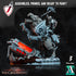 Armari Druraka Riders| Miniatures by Archvillain Games | Resin Mini for Tabletop Gaming, D&D, Wargaming, Painting | Assembled and Primed