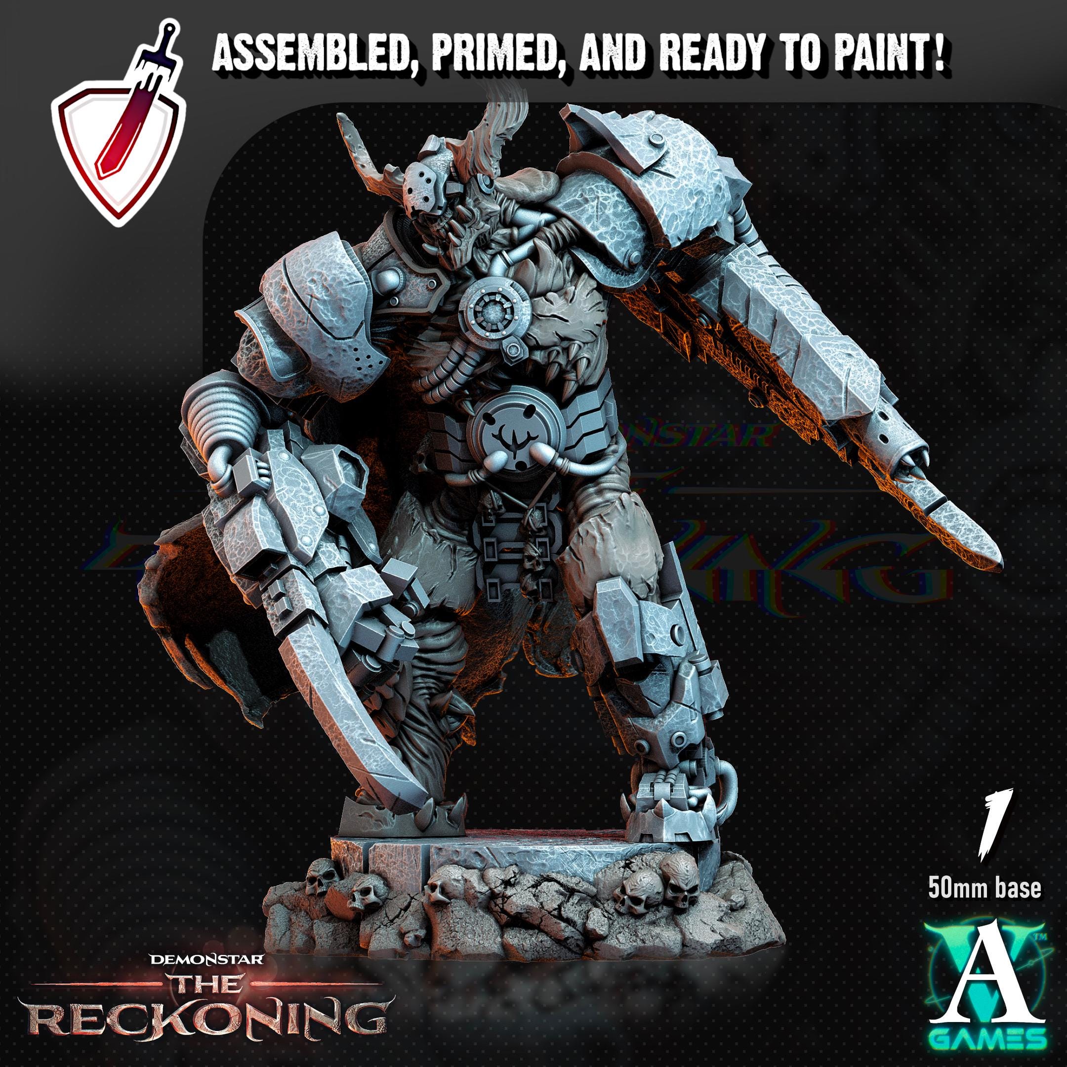 Armari Headhunters | Miniatures by Archvillain Games | Resin Mini for Tabletop Gaming, D&D, Wargaming, Painting | Assembled and Primed