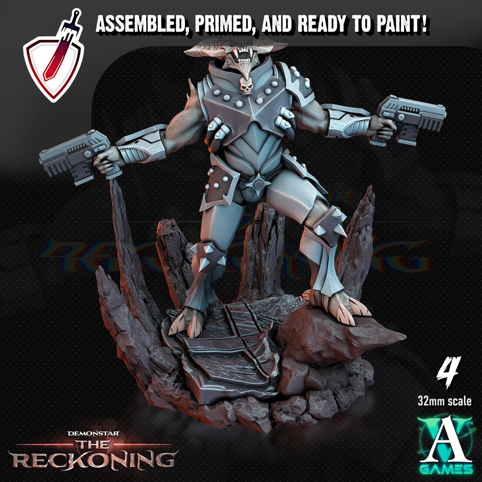 Armari Light Infantry | Miniatures by Archvillain Games | Resin Mini for Tabletop Gaming, D&D, Wargaming, Painting | Assembled and Primed