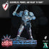 Arderite Light Infantry | Miniatures by Archvillain Games | Resin Mini for Tabletop Gaming, D&D, Wargaming, Painting | Assembled and Primed