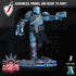 Arderite Light Infantry | Miniatures by Archvillain Games | Resin Mini for Tabletop Gaming, D&D, Wargaming, Painting | Assembled and Primed