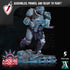 Arderite Light Infantry | Miniatures by Archvillain Games | Resin Mini for Tabletop Gaming, D&D, Wargaming, Painting | Assembled and Primed