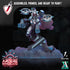 Arderite Valkyries | Miniatures by Archvillain Games | Resin Mini for Tabletop Gaming, D&D, Wargaming, Painting | Assembled and Primed